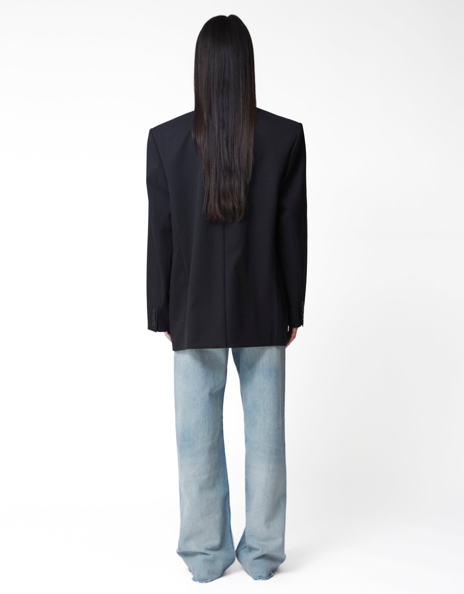 Amomento Double Breasted Wool Jacket - Rezetstore