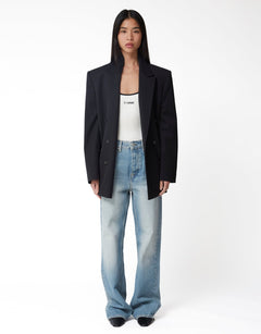 Amomento Double Breasted Wool Jacket - Rezetstore