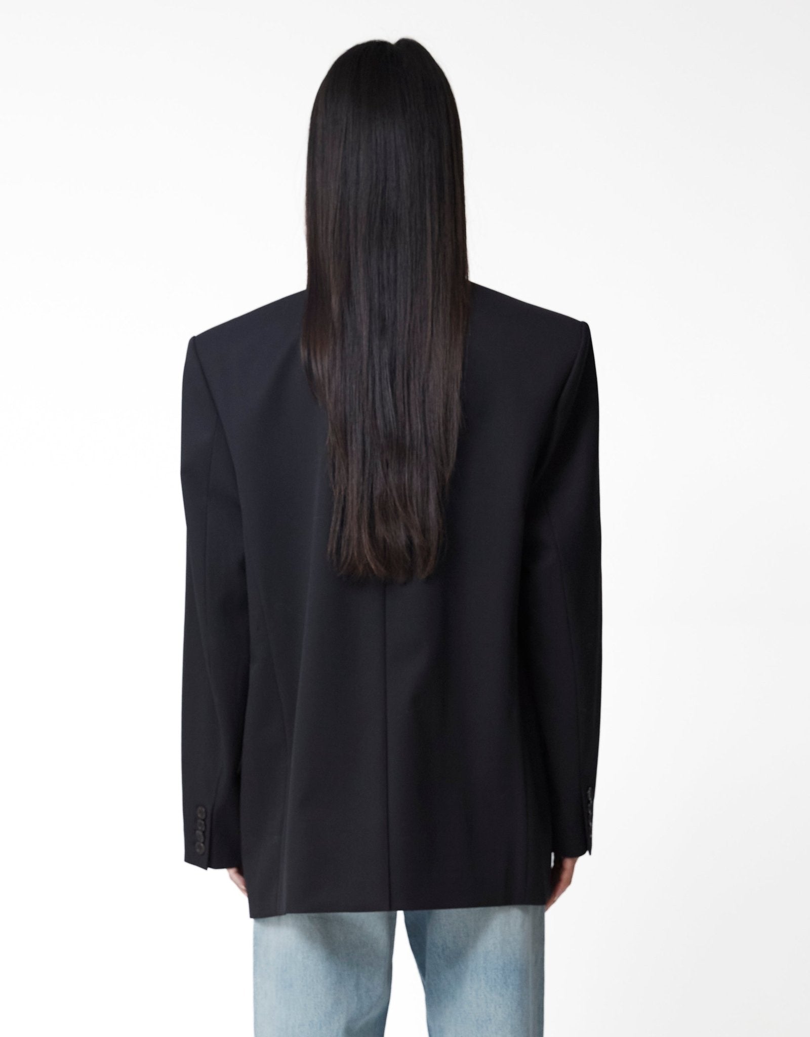 Amomento Double Breasted Wool Jacket - Rezetstore