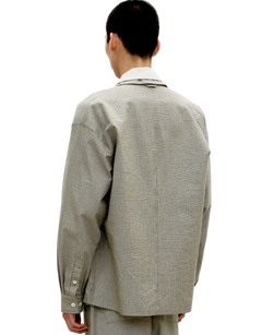 Stripe Cotton Lounge Shirt