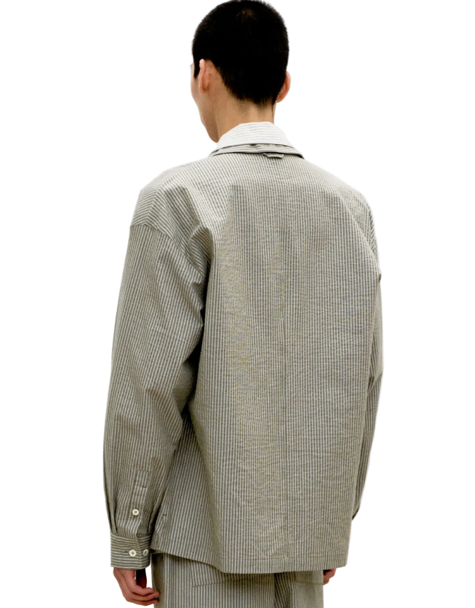 Stripe Cotton Lounge Shirt