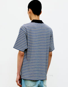 Multi-Pin Stripe Polo Shirt