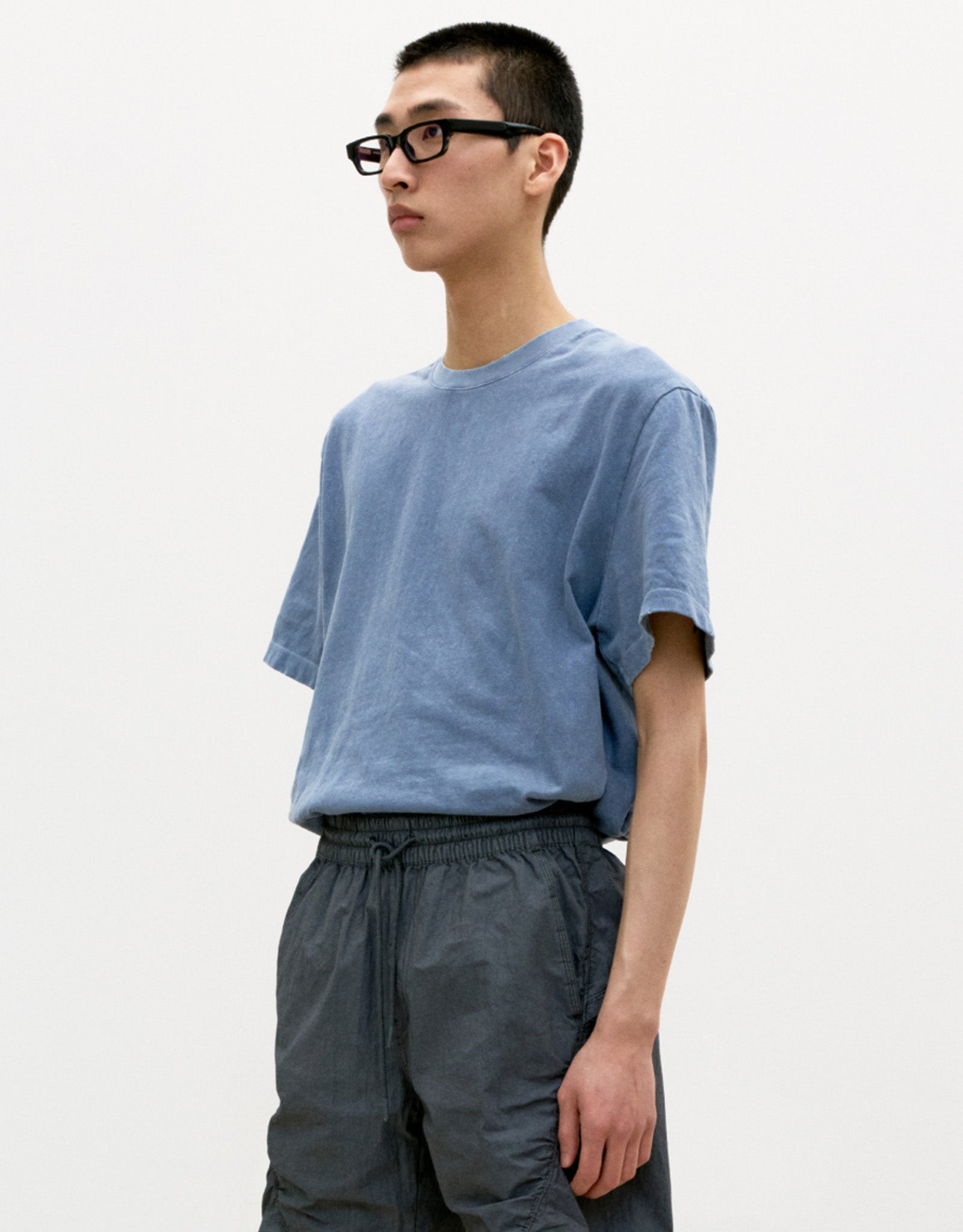 Damaged Color Dyed Crop T-Shirt