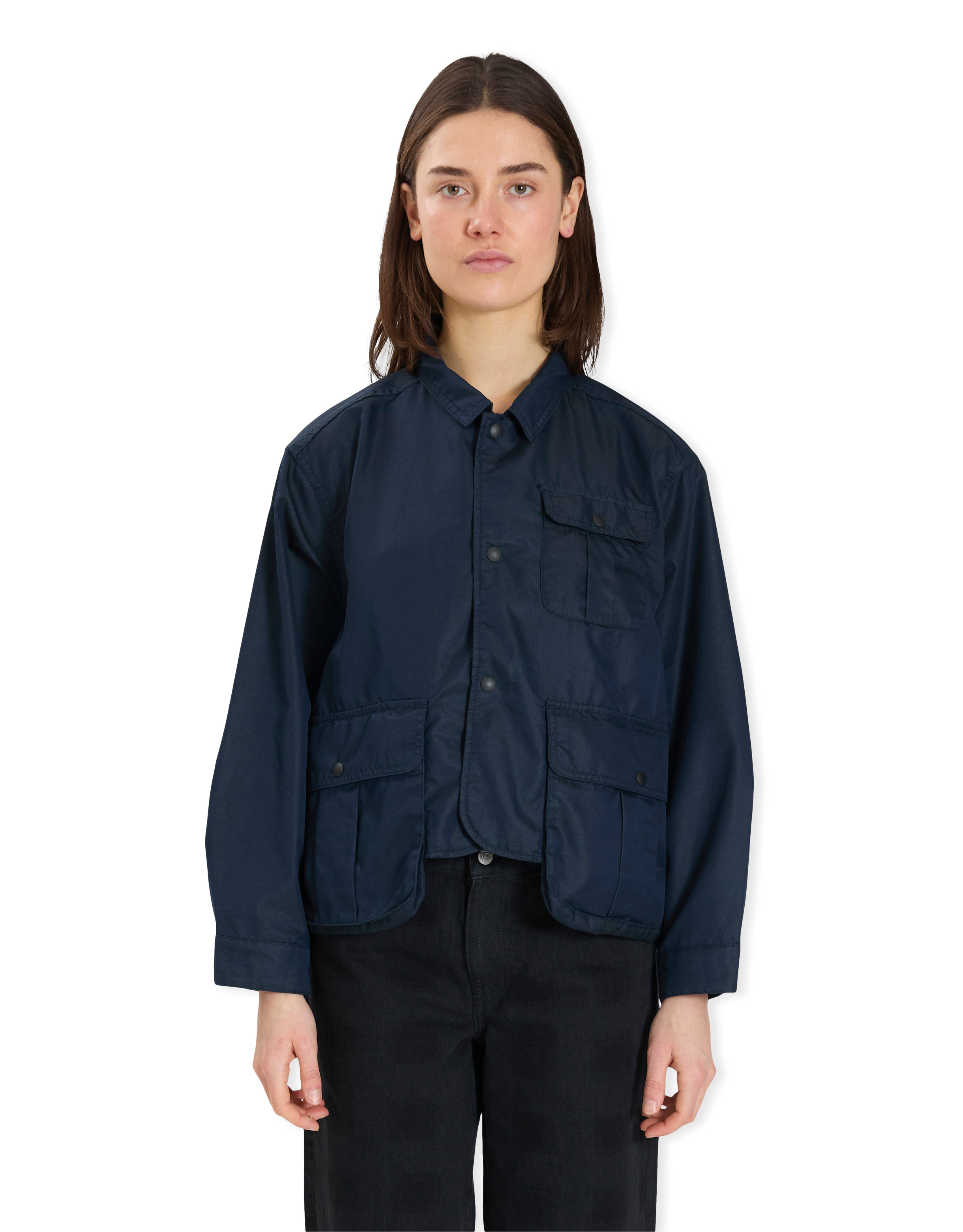 Chambray Gabardine Short Fishing Jacket