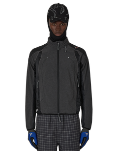 Numb Pinstriped Hooded Wind Jacket