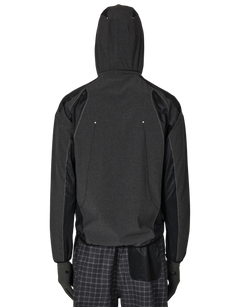 Numb Pinstriped Hooded Wind Jacket
