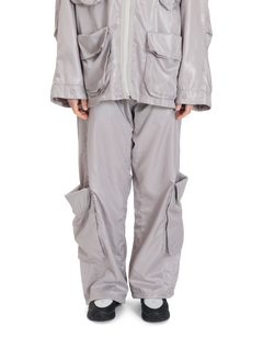 Rolled Waist Cargo Wind Pants