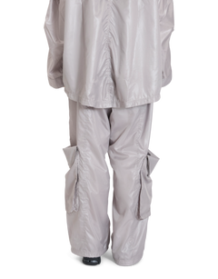 Rolled Waist Cargo Wind Pants