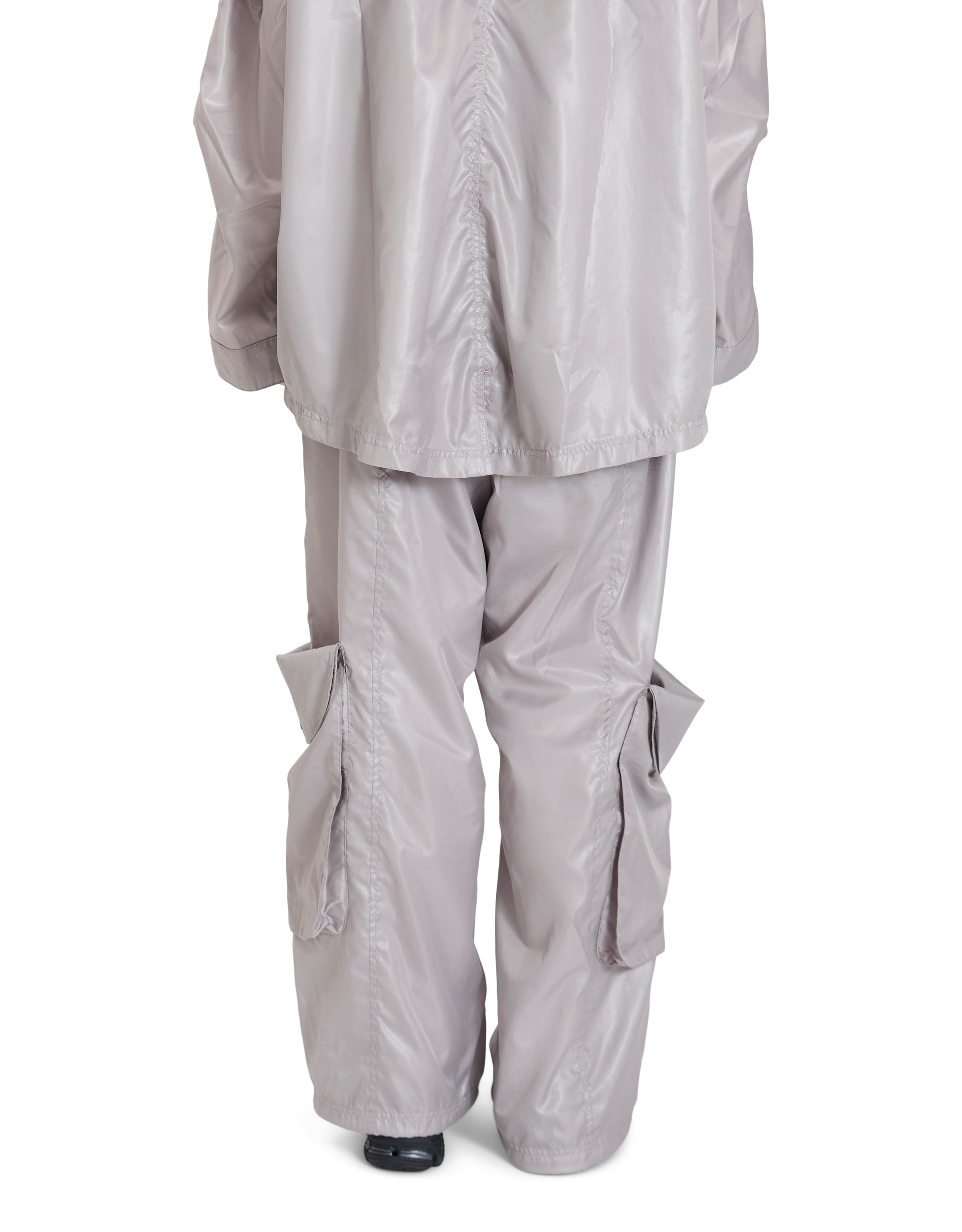 Rolled Waist Cargo Wind Pants