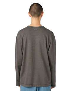 Micro Stripe Pocket L/S Tee
