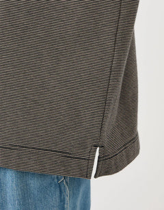 Micro Stripe Pocket L/S Tee