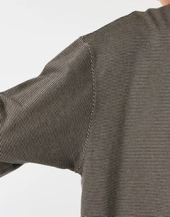 Micro Stripe Pocket L/S Tee