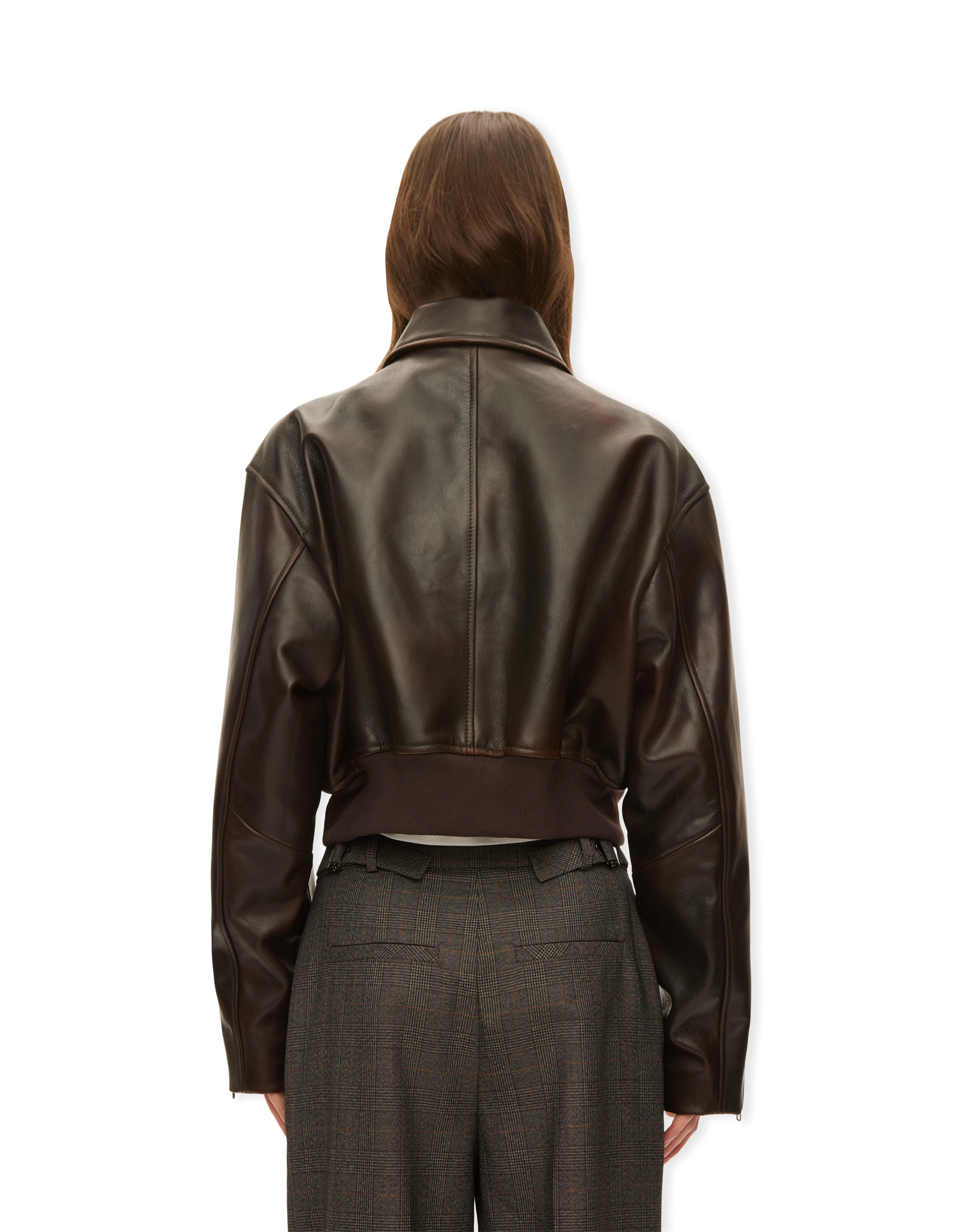 Marilyn Leather Bomber