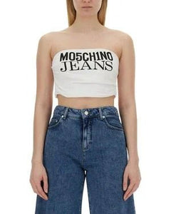 Logo Print Crop Top