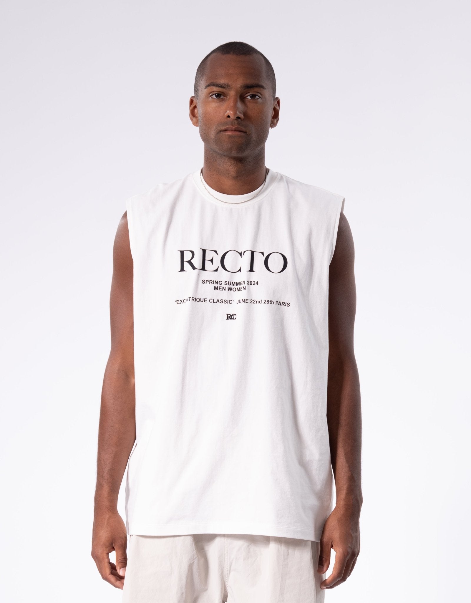 Seasonal Logo Printed Sleeveless Top