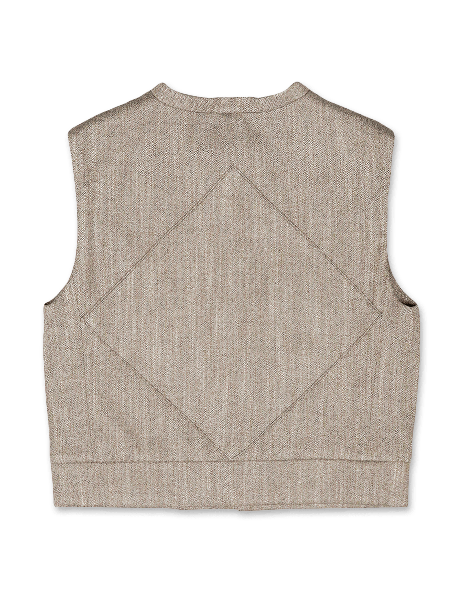 Wool Tweed Motive Vest