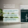 Glucomannan kostfiber fra konjacrod til vægttab i tabletform 90 stk.