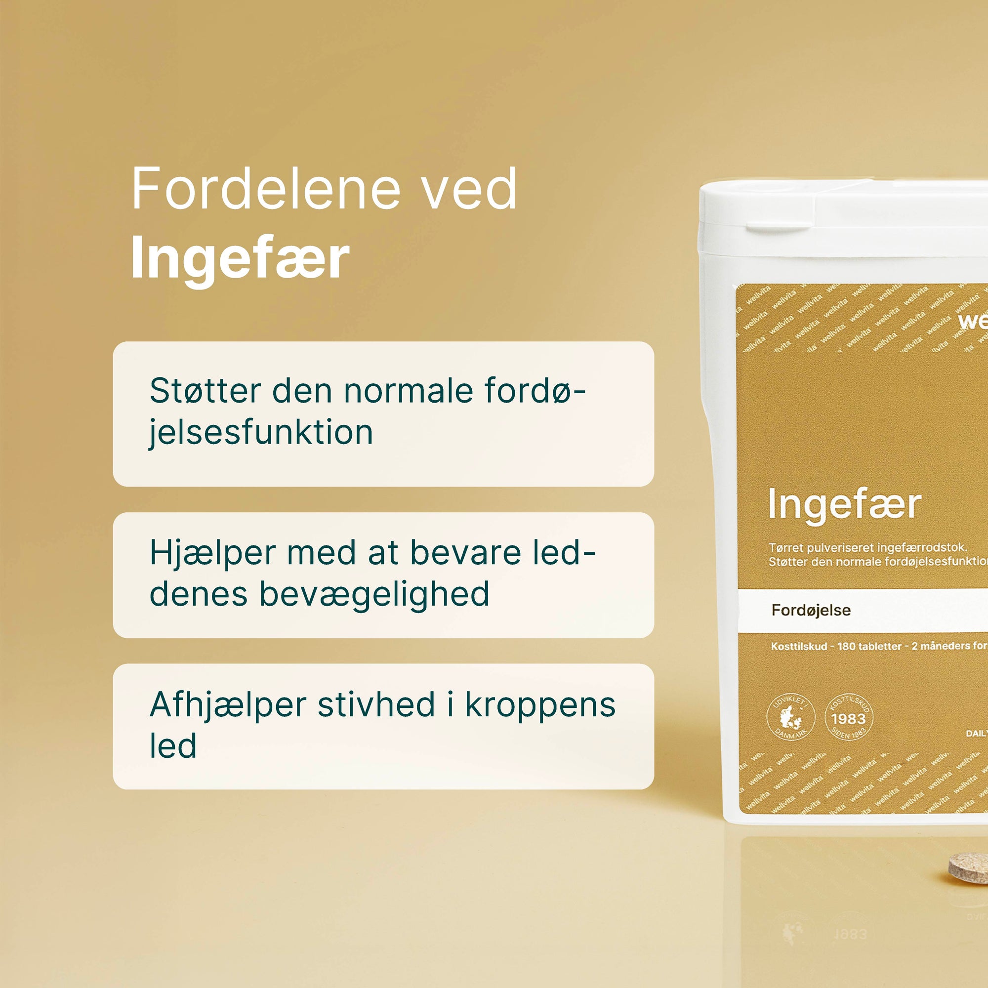 Ingefær til en normal fordøjelsesfunktion