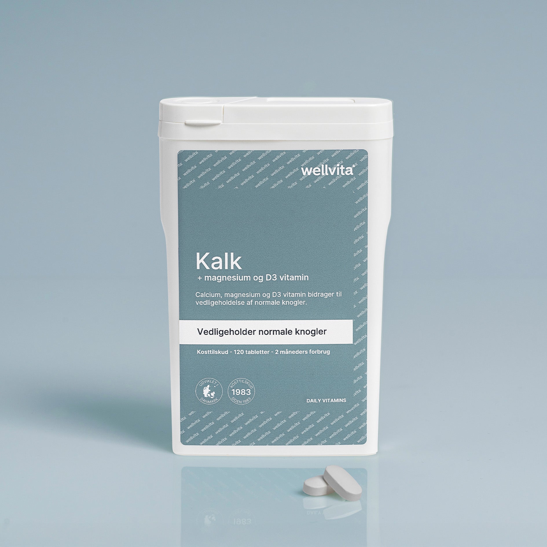 Kalk med Magnesium og D3 vitamin til en normal muskelfunktion