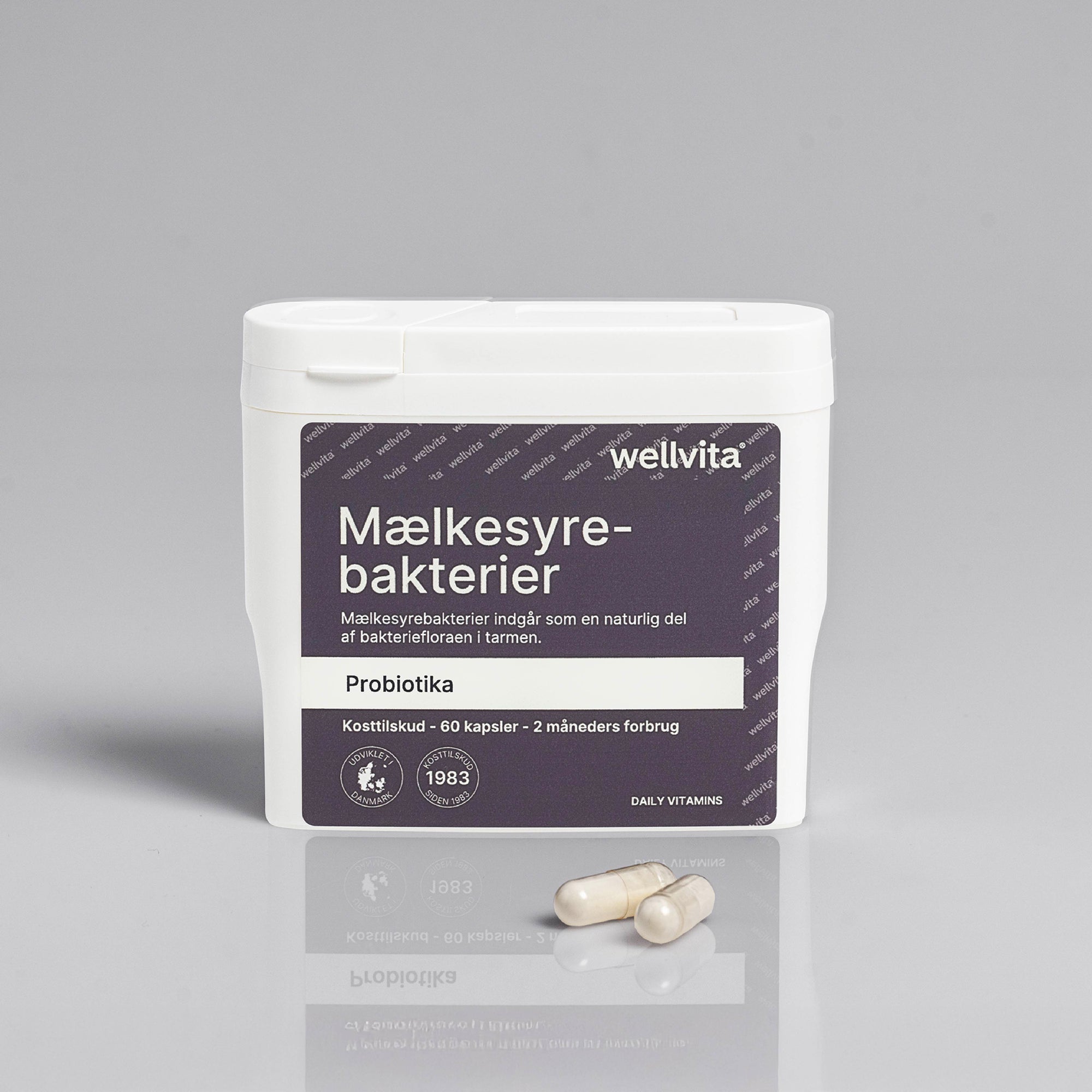 Mælkesyrebakterier som en naturlig del af bakteriefloraen i tarmen 