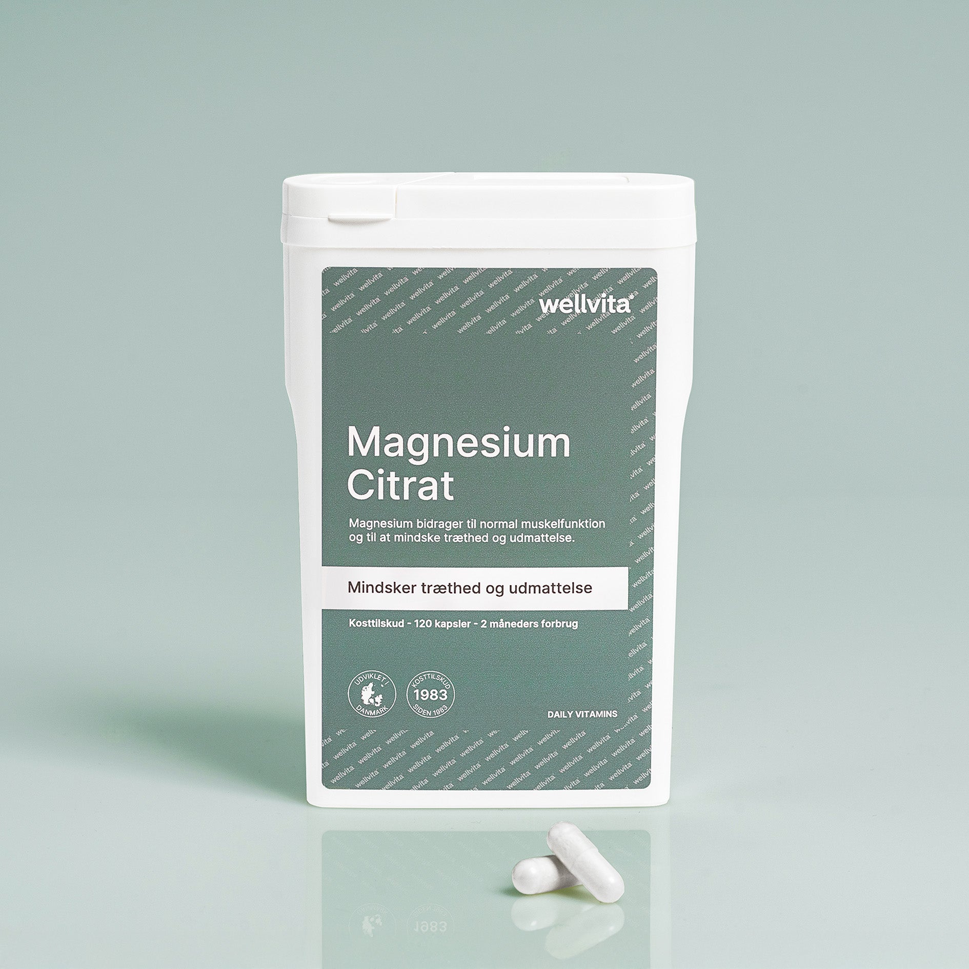 Magnesium Citrat til normal muskelfunktion, mindske træthed og udmattelse​. 