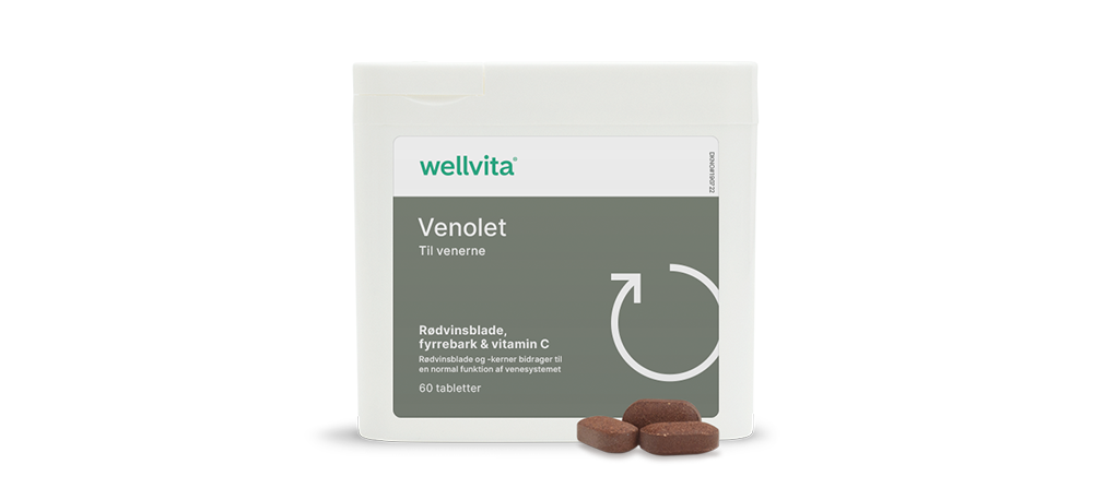 Produktemballage af Venolet med piller