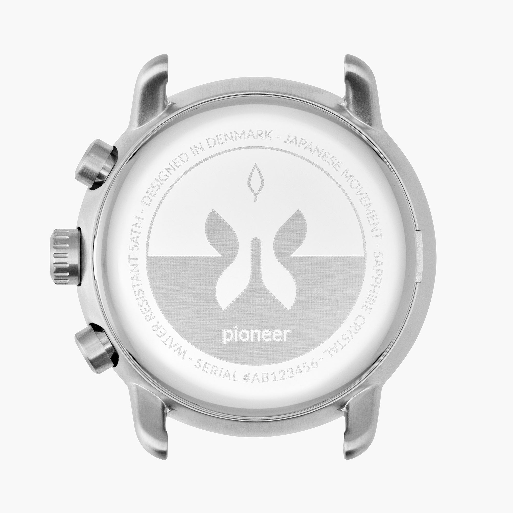 Pioneer Chrono | 42mm Silver Link White Dial – Nordgreen