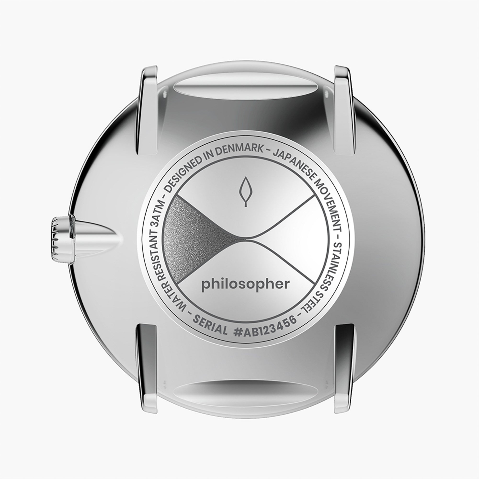 Philosopher 40mm | Silver Black Dial Brown Leather – Nordgreen