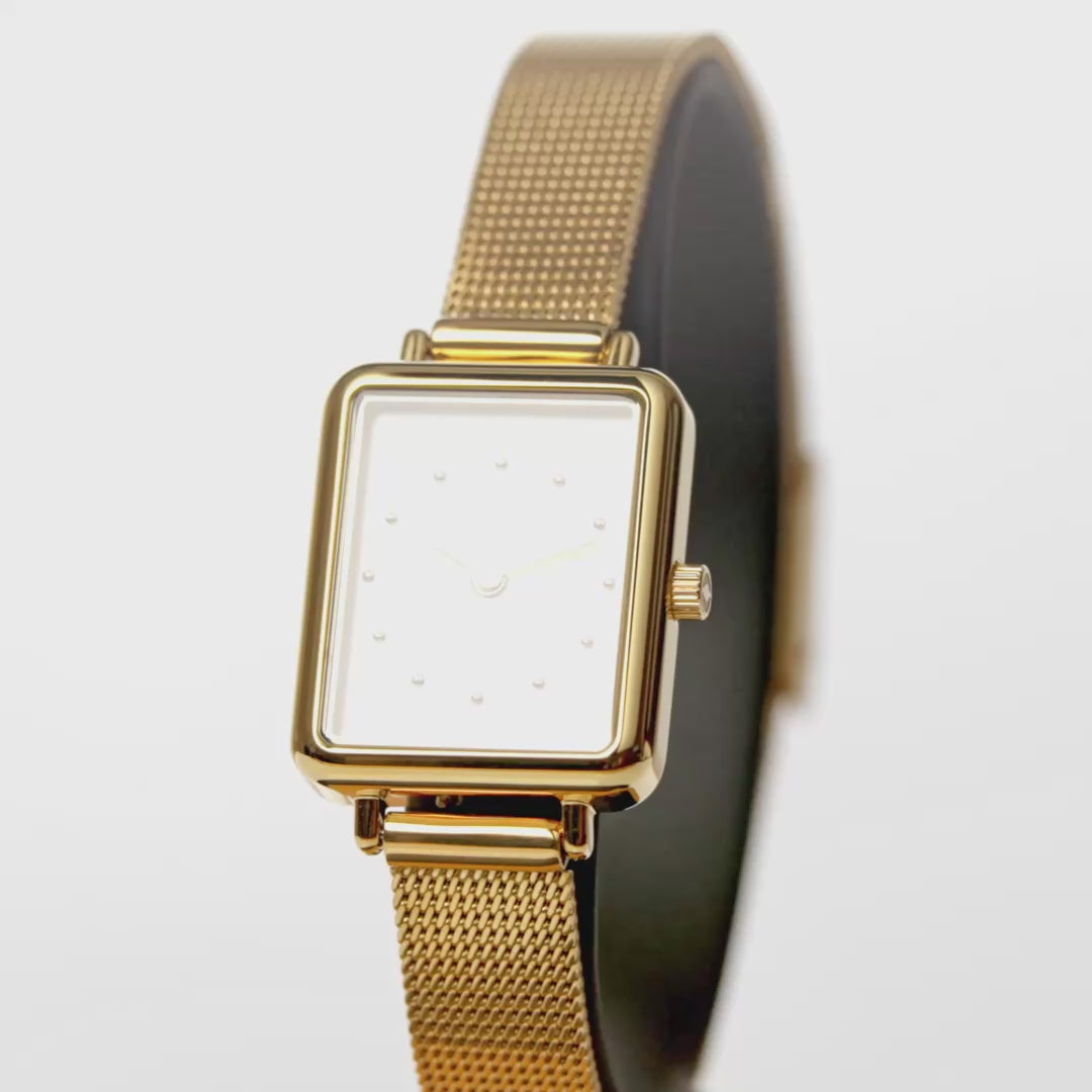 Nordgreen Allure | デリケートな20mmゴールドメッシュのドレス