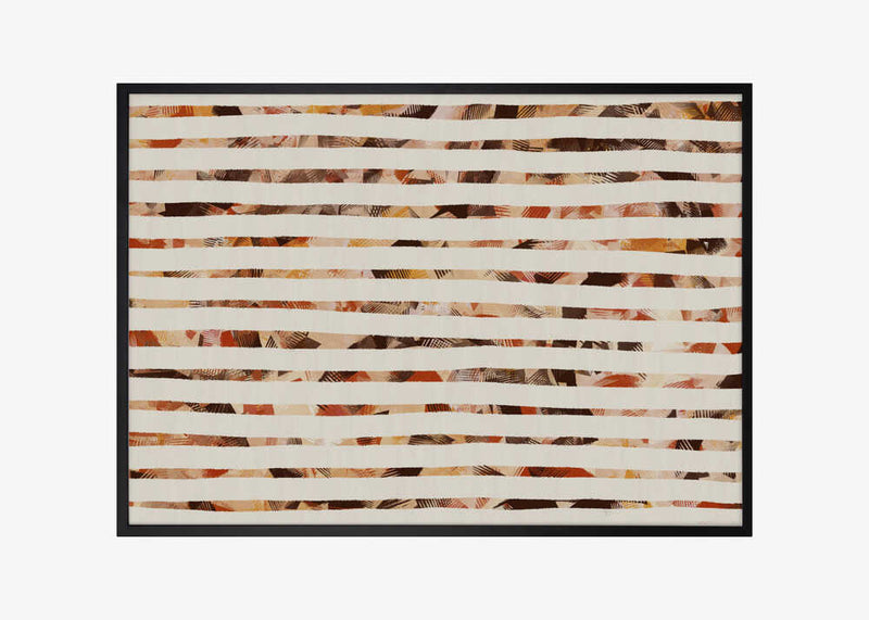 Stripes of Earthy Warmth