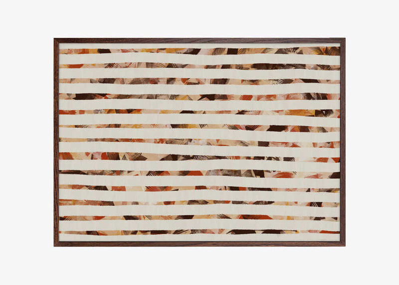 Stripes of Earthy Warmth