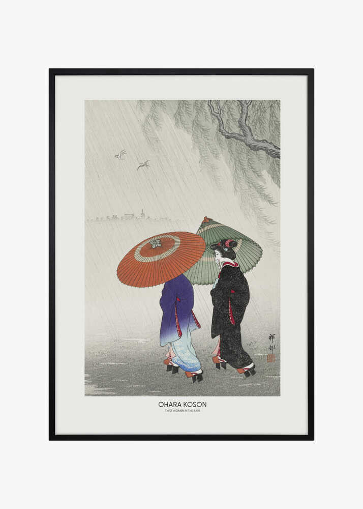 Two Women In The Rain