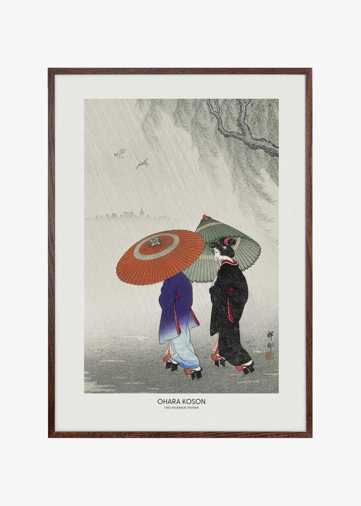 Two Women In The Rain