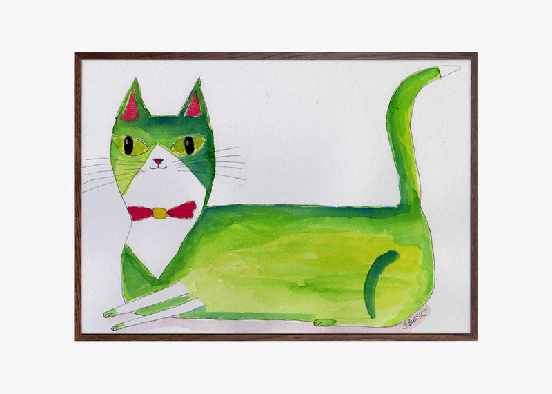 The green cat