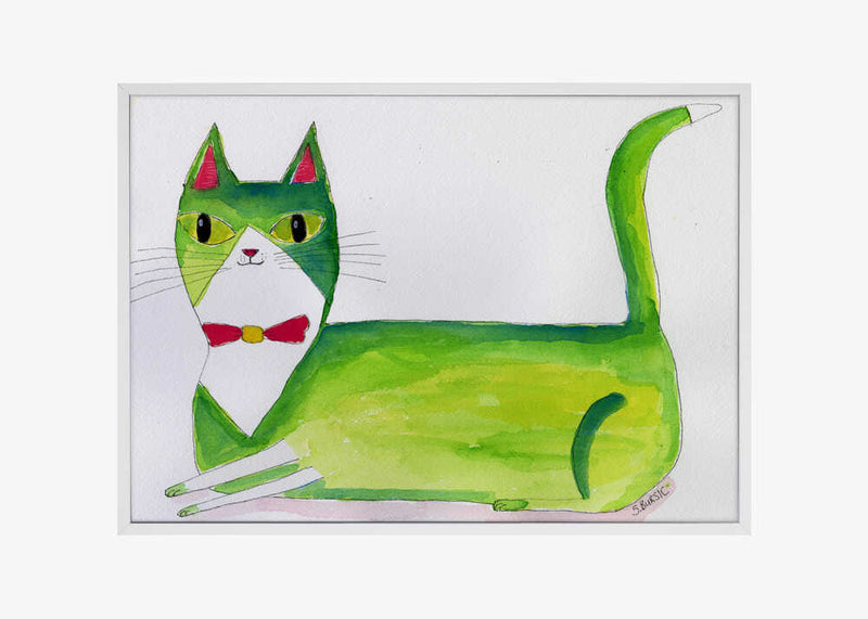 The green cat