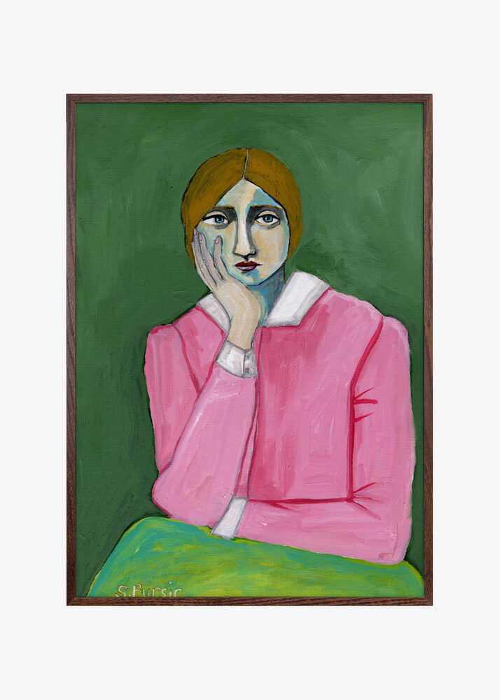 Vintage Lady in pink