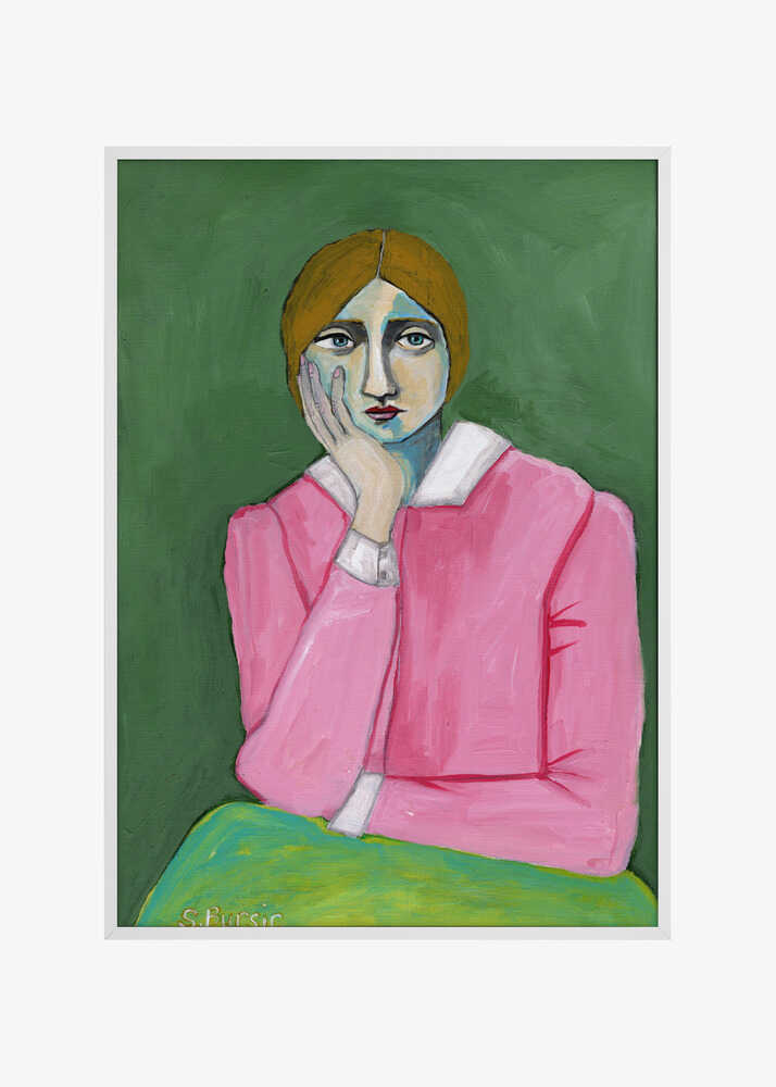 Vintage Lady in pink