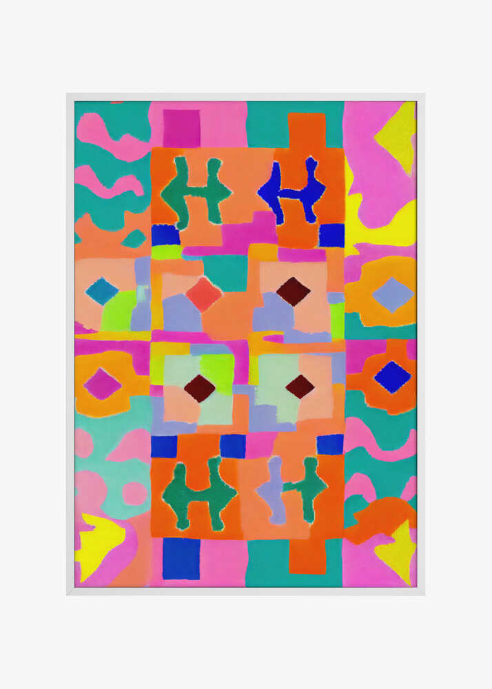 Vivid Geometric Tapestry