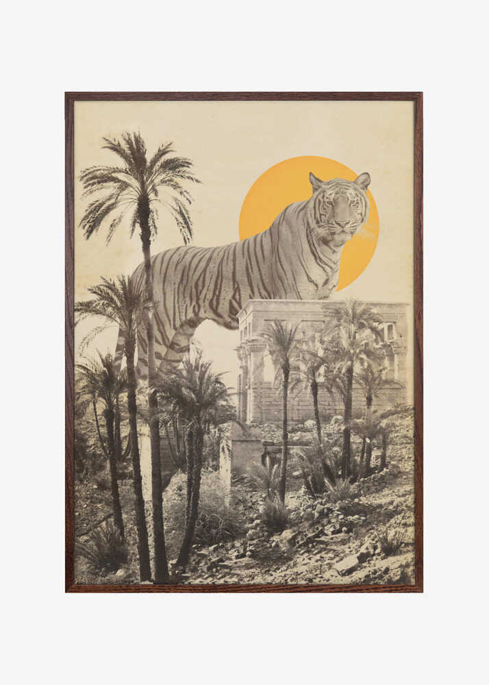 Giant Tiger In Ruins