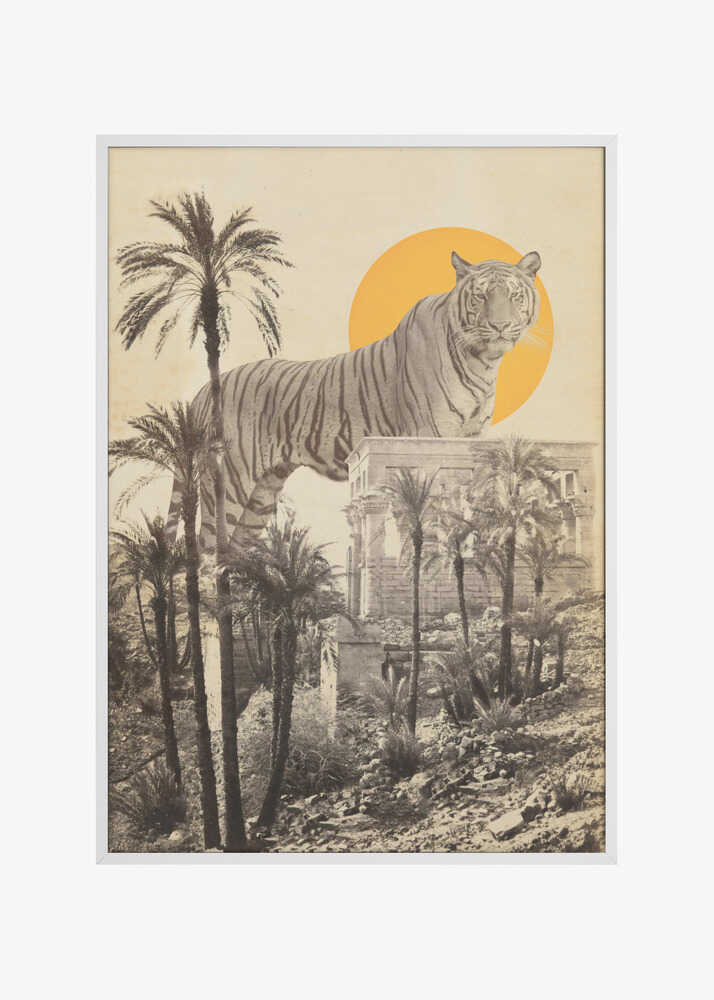 Giant Tiger In Ruins