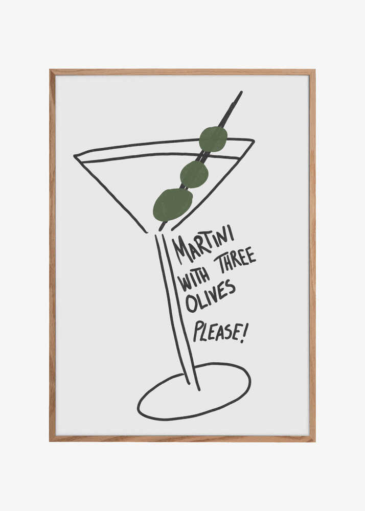 Olive Trio Martini