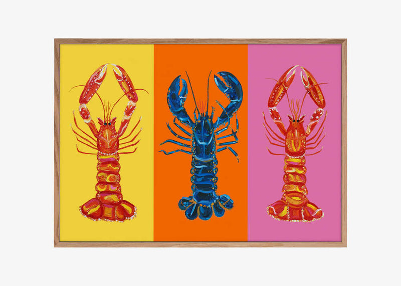 Lobster Langoustines Pop Art 3