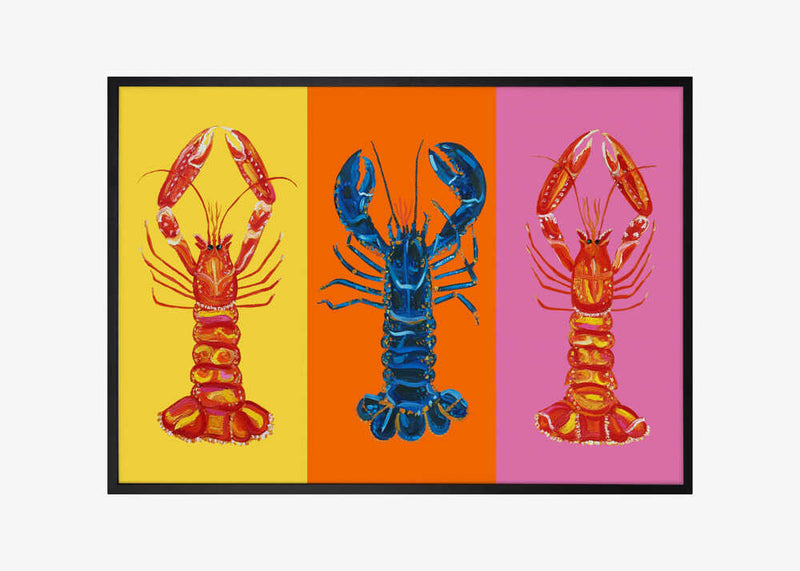 Lobster Langoustines Pop Art 3