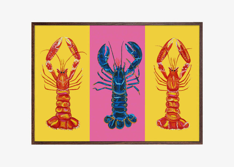 Lobster Langoustines Pop Art 2