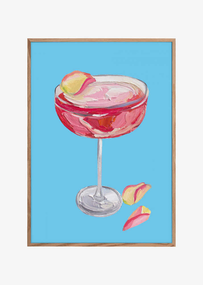 Sparkling Rose Gin Cocktail