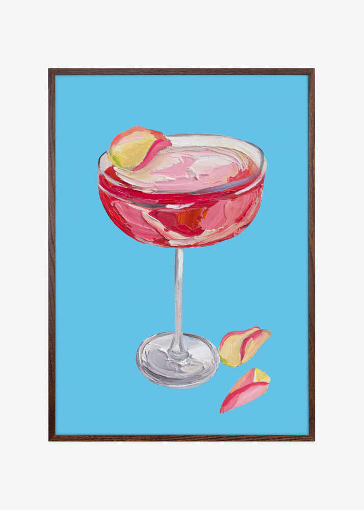 Sparkling Rose Gin Cocktail