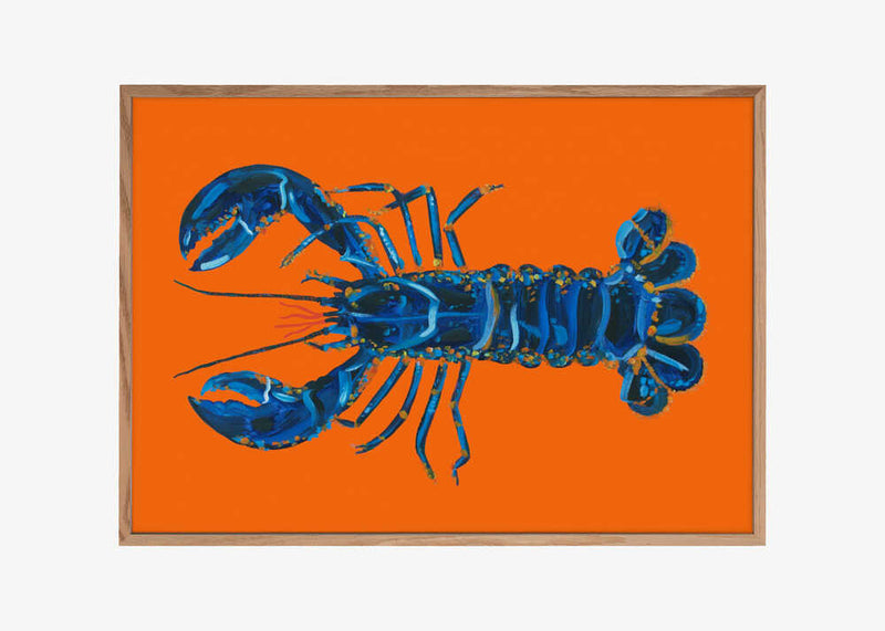 Lobster On Orange