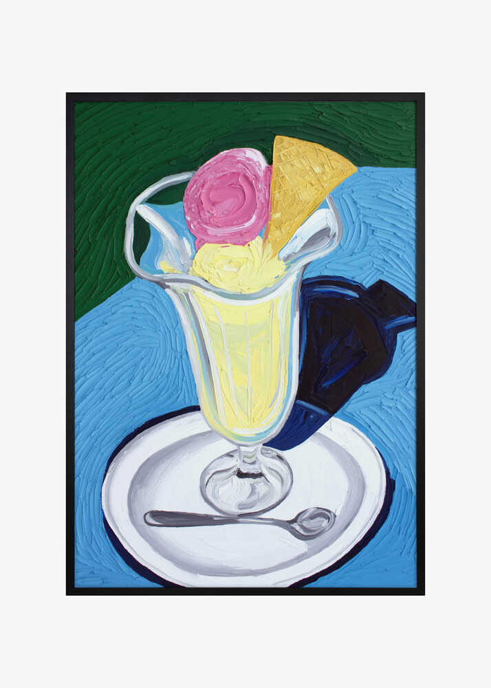 Raspberry and Vanilla Ice Cream