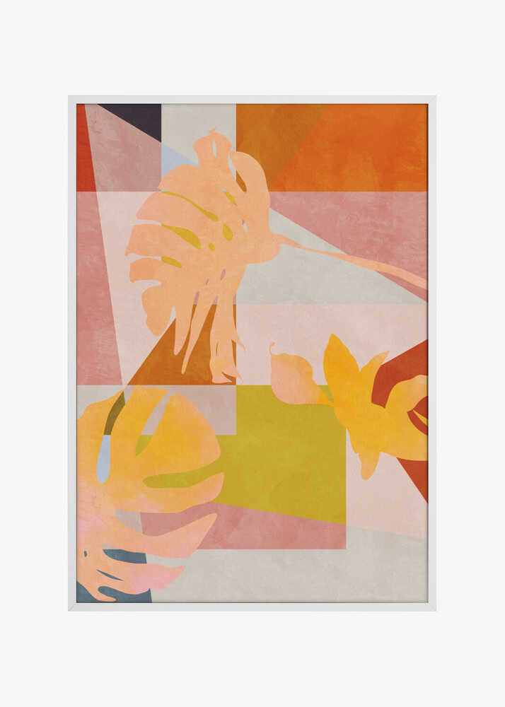 Organic Bauhaus Geometry Leaves