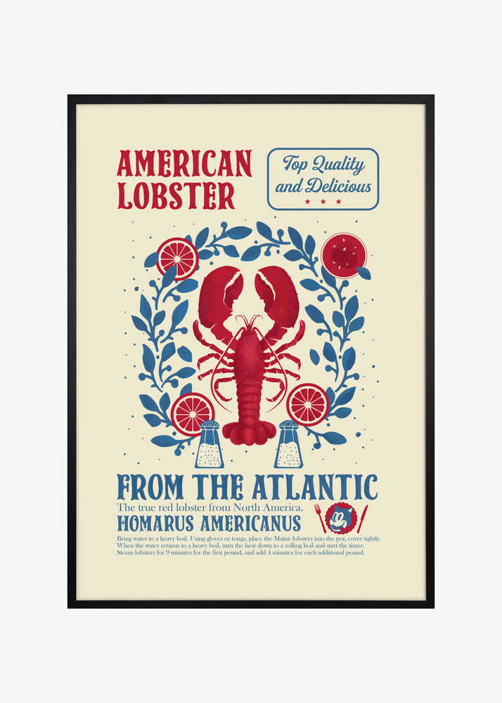 Lobster kitchen print